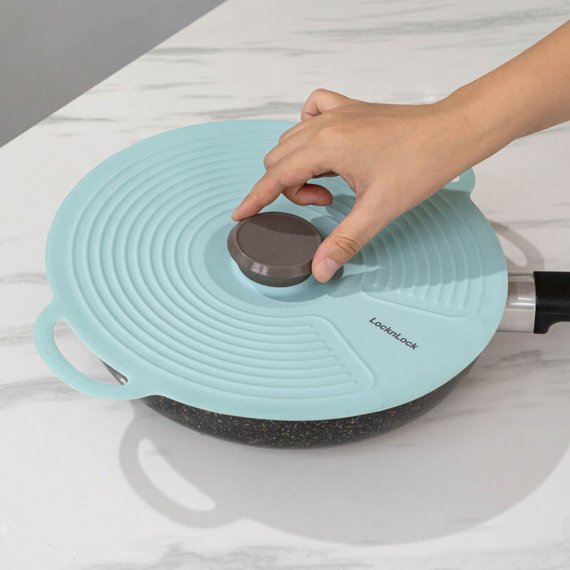 Nắp Nồi Bằng Silicone LocknLock, 327x280x24mm - Màu Mint - CKT431MIT, , large image number null